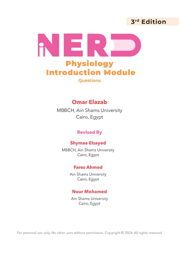 1 Physiology (Introduction Module) - iNerd