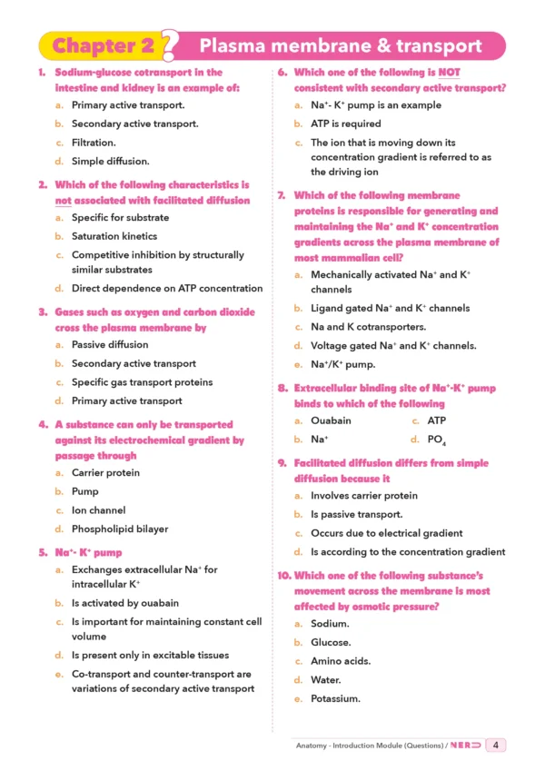 4 Physiology (Introduction Module) - iNerd